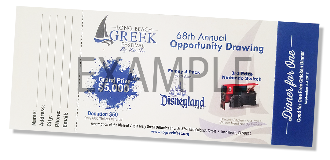 tickets for drawings